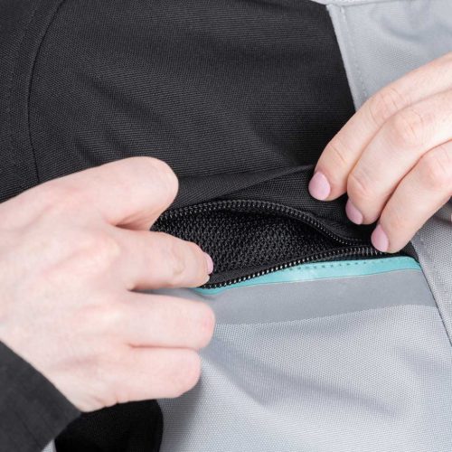 OXFORD DAKOTA 3.0 Női Textil Motoros Kabát Artic/Fekete